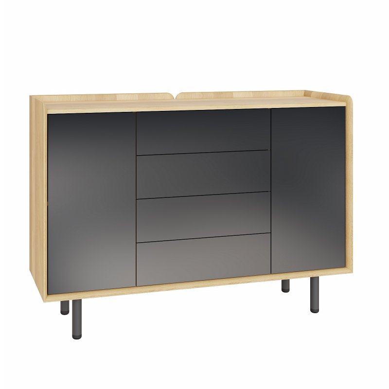 Bell and Stocchero - Balto Large Sideboard in Anthracite
